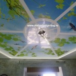 Натяжной потолок с УФ печатью и LED подсветкой