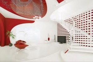 Натяжной потолок с 3D перфорацией